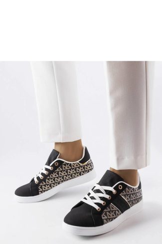 Black Sport Shoes..Fabric and Heel Height