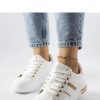 White Platform Sneakers....Heel Height