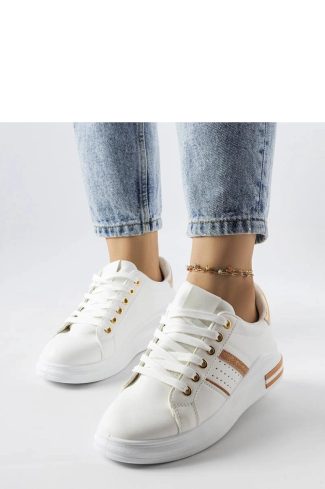 White Platform Sneakers....Heel Height