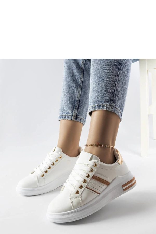 White Platform Sneakers....Heel Height