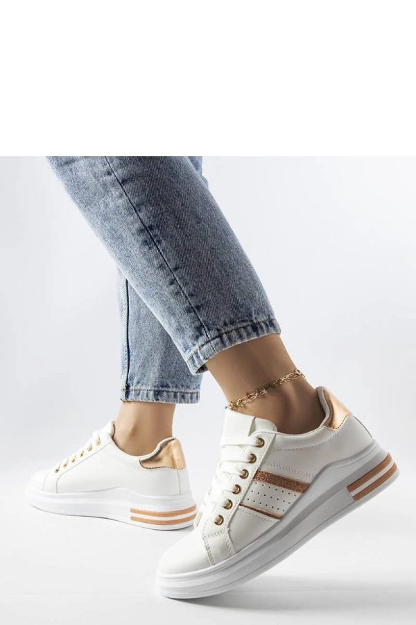 White Platform Sneakers....Heel Height