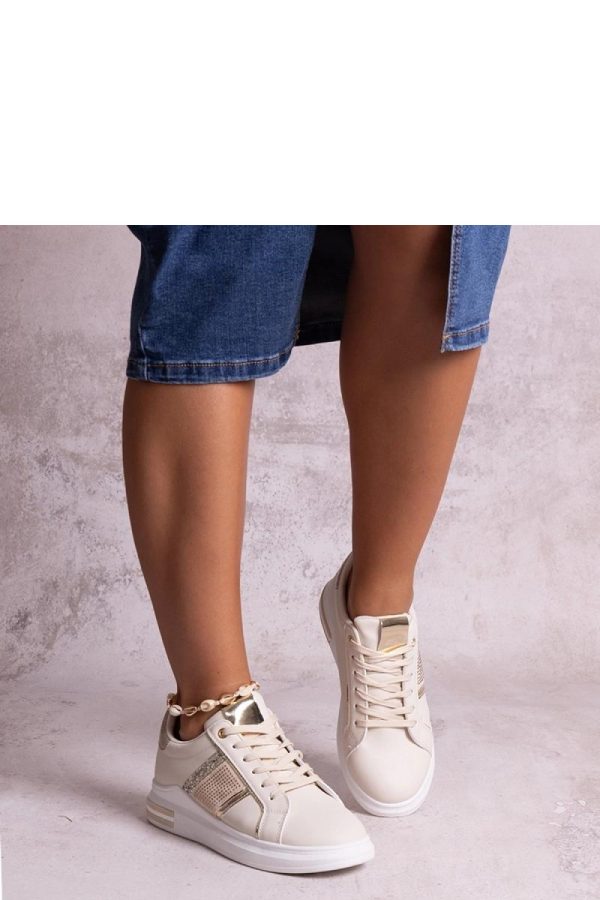 White Sport Shoes..Heel Height