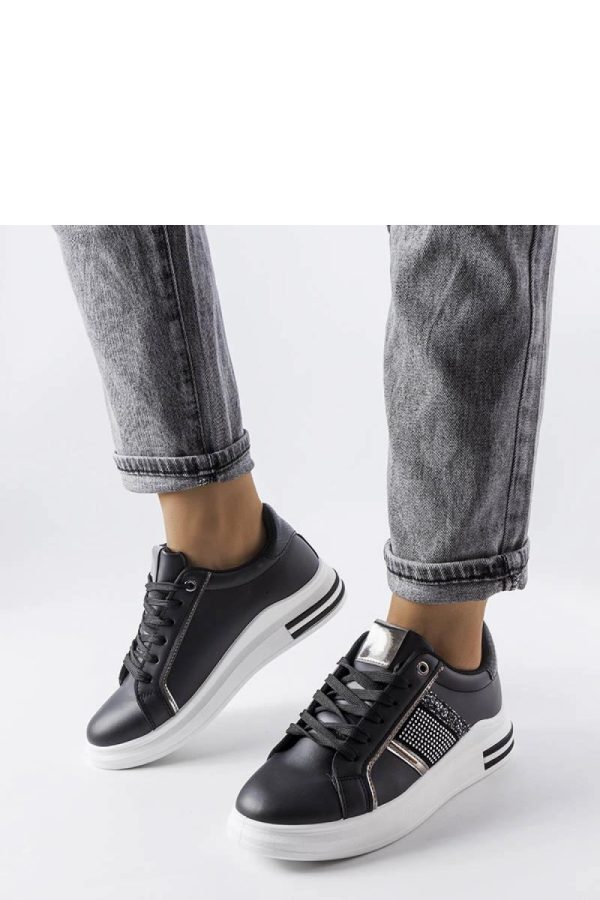 Black Sport Shoes...Heel Height