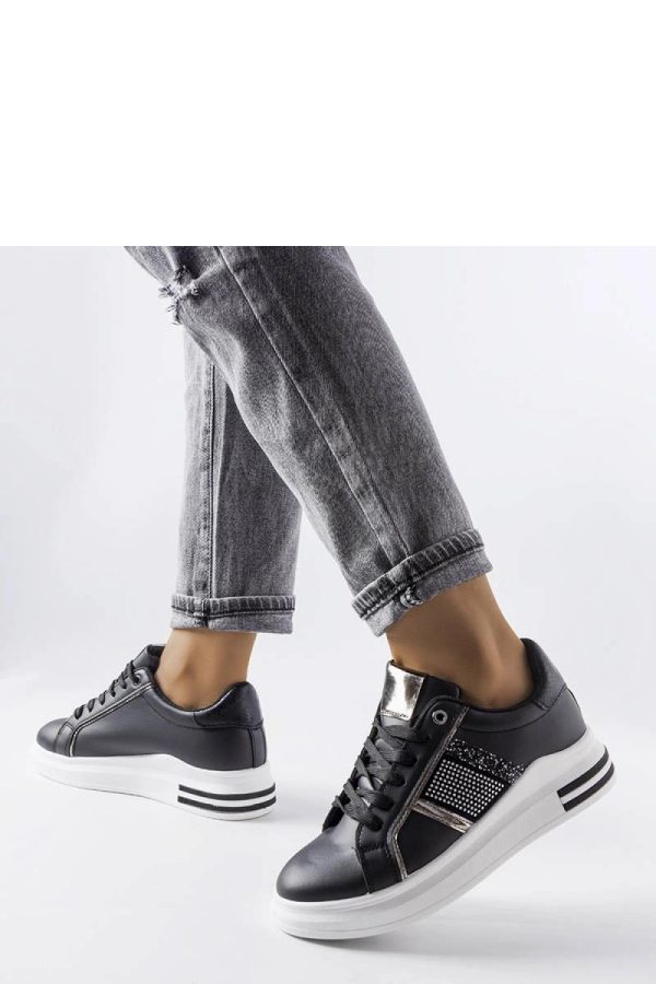 Black Sport Shoes...Heel Height