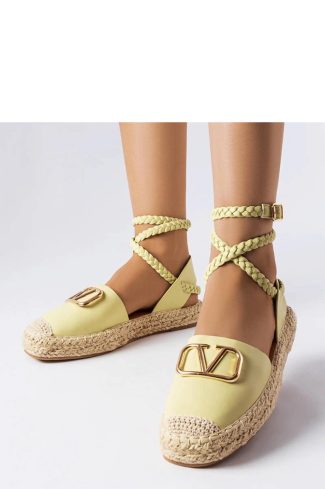 Green Espadrille...Fabric and Heel Height
