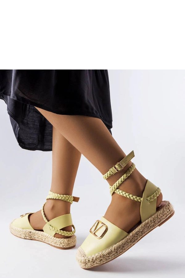 Green Espadrille...Fabric and Heel Height