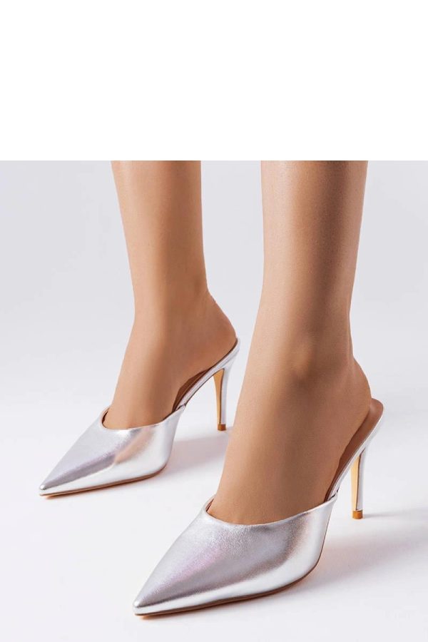 Grey Heeled Sandals in Sandals & Flip-Flops For Women with Fabric and Heel Height