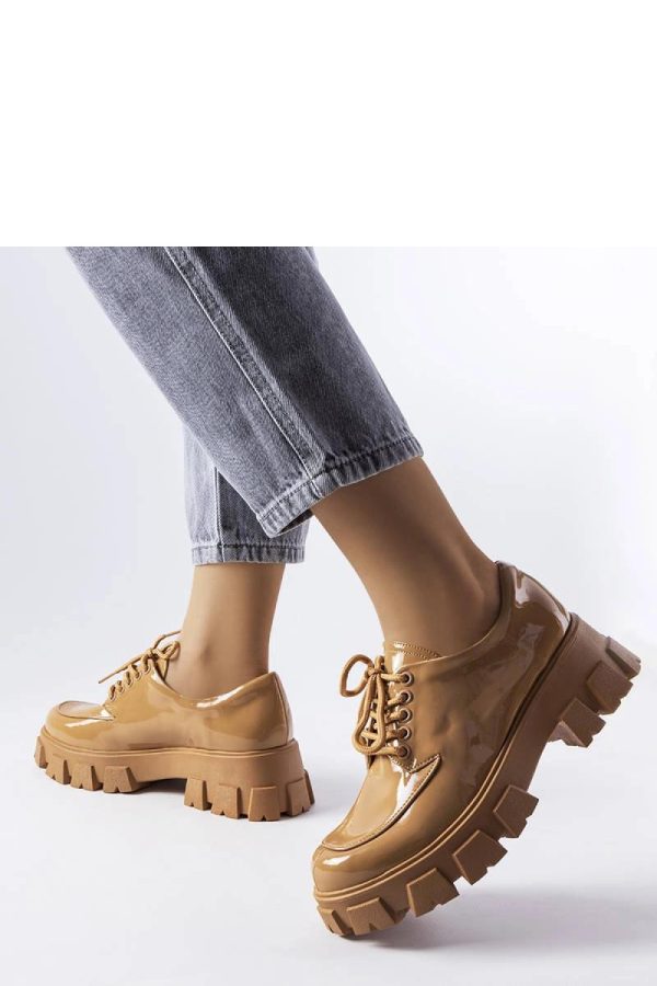 Brown Mocassin...Fabric and Heel Height