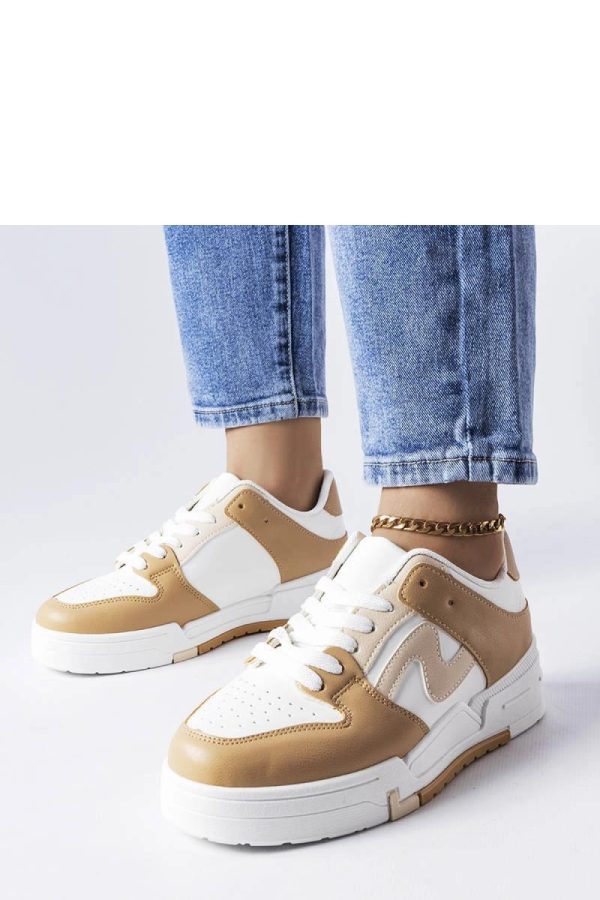 Brown Sneakers in Women`s Athletic Shoes, Trainers, Sneakers with Heel Height