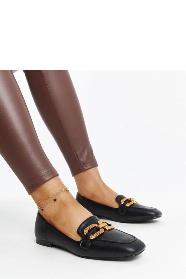 Black Mocassin in Moccasins, Loafers with Fabric and Heel Height