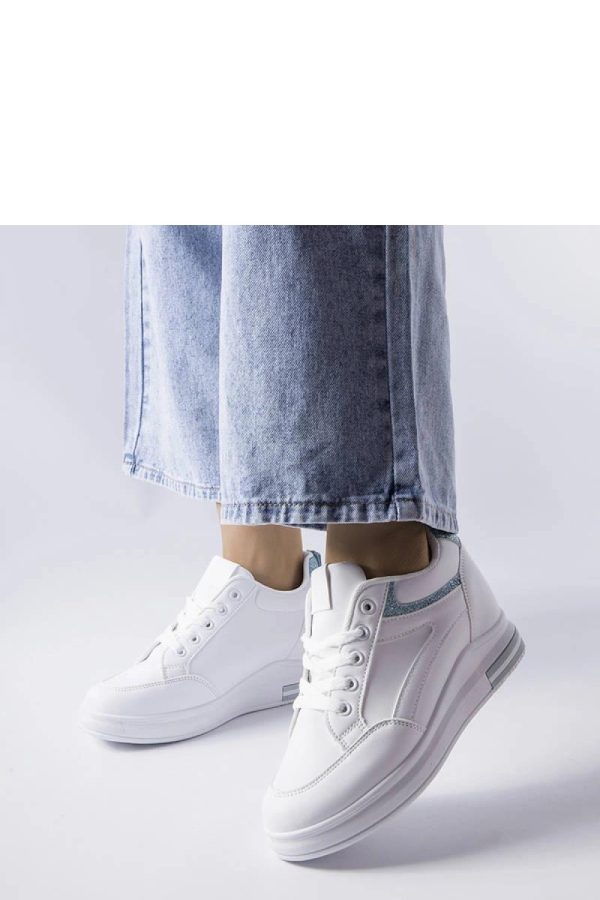 White Sport Shoes...Heel Height