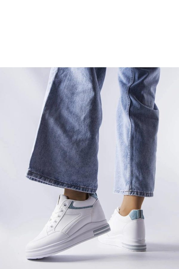 White Sport Shoes...Heel Height