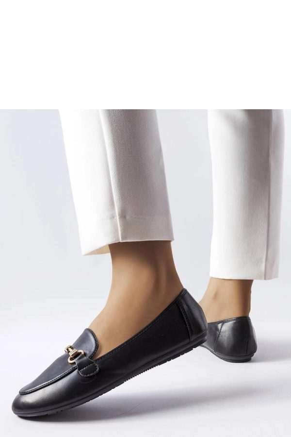 Black Mocassin in Moccasins, Loafers with Fabric and Heel Height