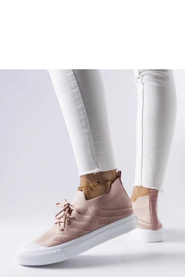 Pink Sneakers....Fabric and Heel Height