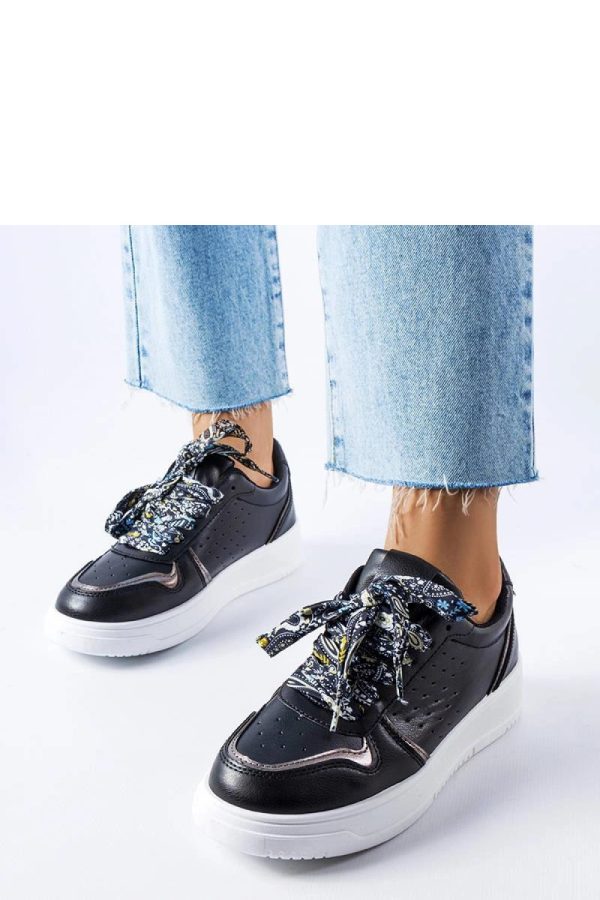 Black Sport Shoes in Women`s Athletic Shoes, Trainers, Sneakers with Heel Height