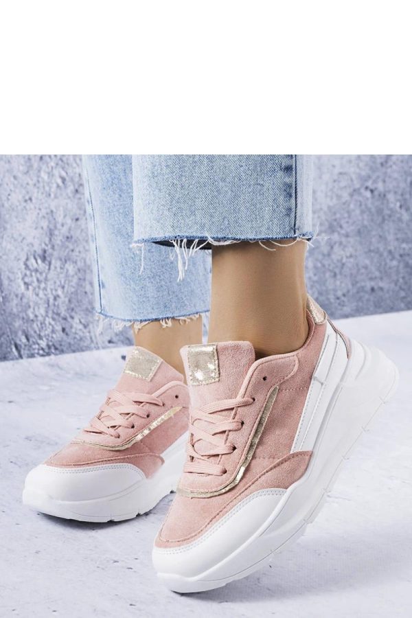 Pink Sport Shoes in Women`s Athletic Shoes, Trainers, Sneakers with Heel Height