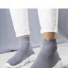 Grey Sport Shoes in Women`s Athletic Shoes, Trainers, Sneakers with Fabric and Heel Height