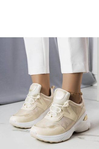 1062846 Beige Sport Shoes in Women`s Athletic Shoes, Trainers, Sneakers with Heel Height