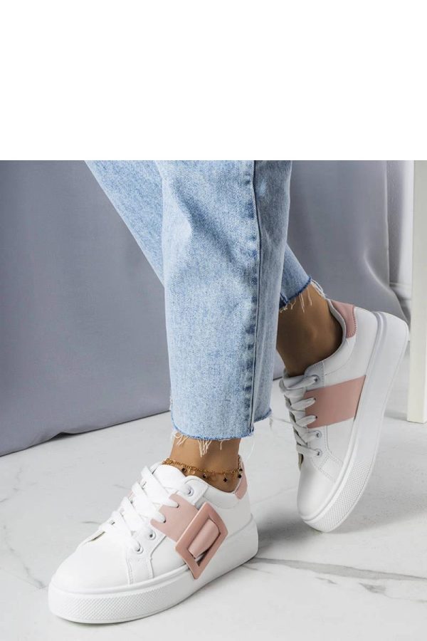 White Sport Shoes...Heel Height
