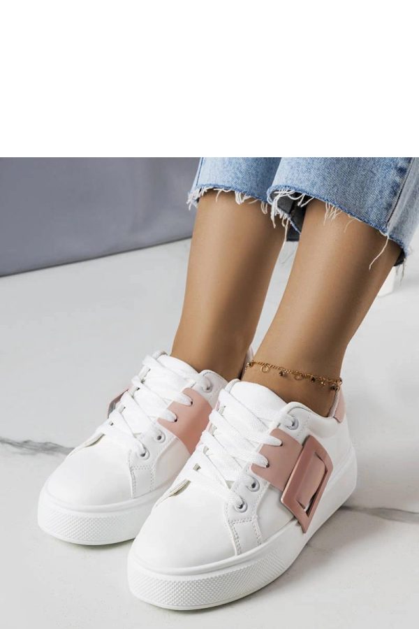 White Sport Shoes...Heel Height