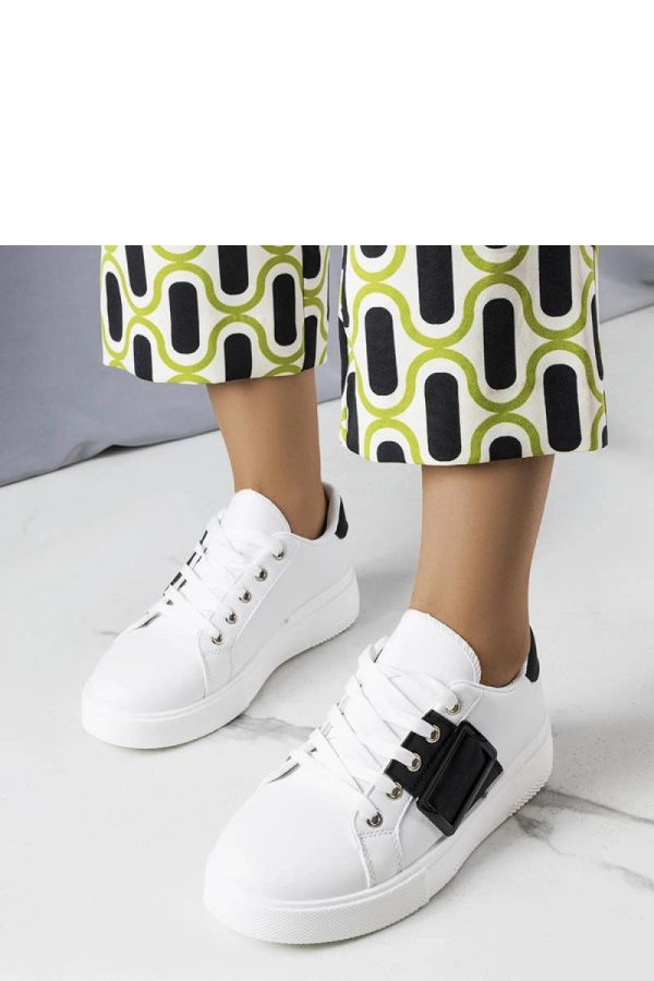 White Sport Shoes...Heel Height