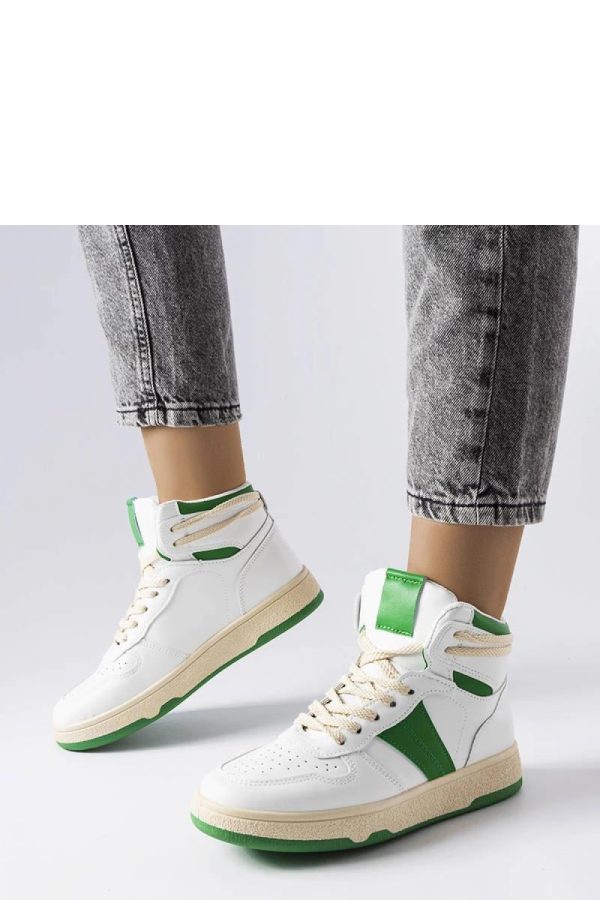 Green Sport Shoes....Heel Height