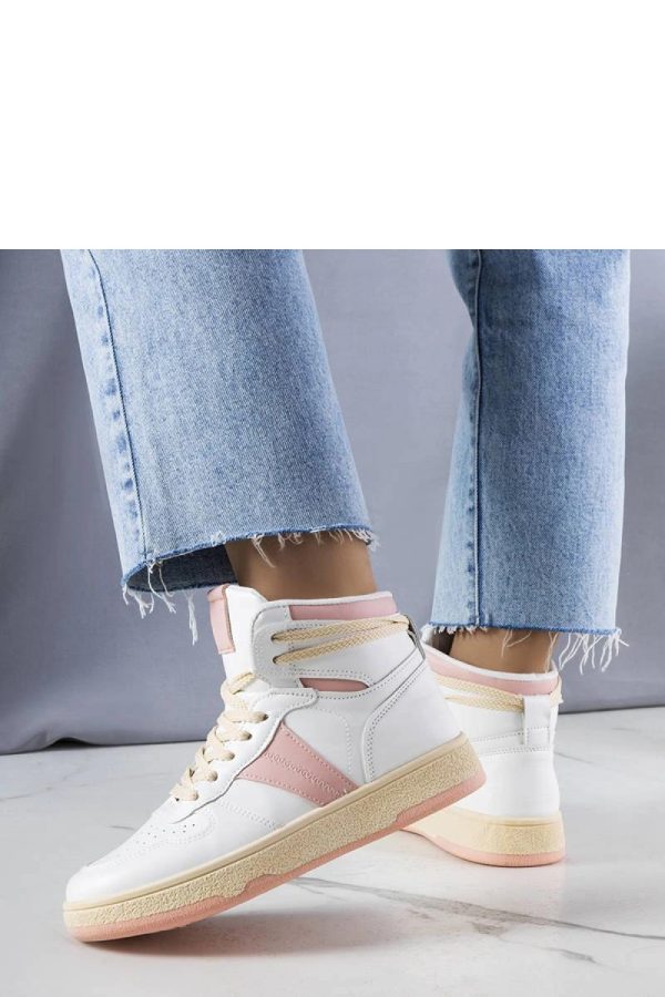 Pink Sport Shoes in Women`s Athletic Shoes, Trainers, Sneakers with Heel Height