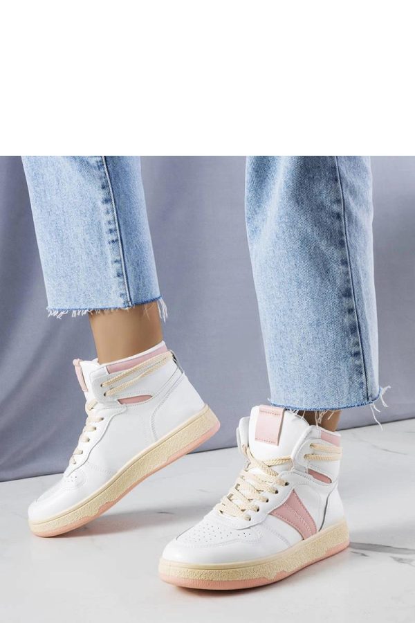 Pink Sport Shoes in Women`s Athletic Shoes, Trainers, Sneakers with Heel Height