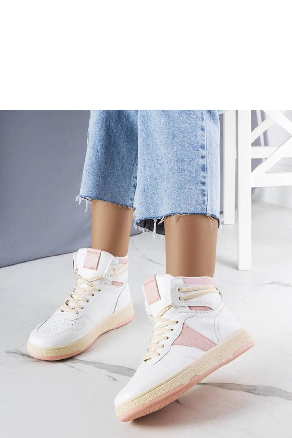 Pink Sport Shoes in Women`s Athletic Shoes, Trainers, Sneakers with Heel Height