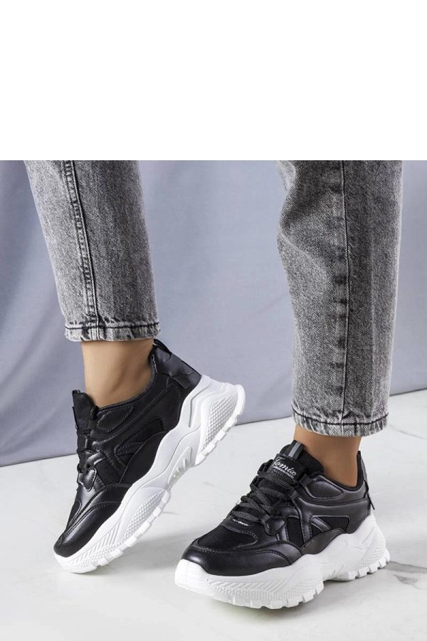 Black Sport Shoes in Women`s Athletic Shoes, Trainers, Sneakers with Heel Height