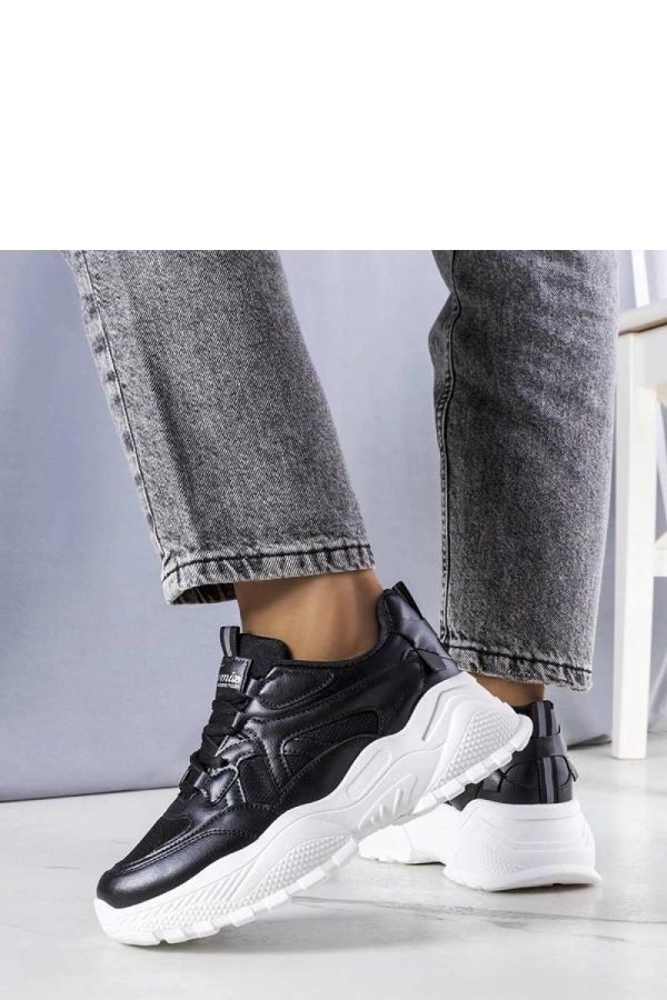Black Sport Shoes in Women`s Athletic Shoes, Trainers, Sneakers with Heel Height
