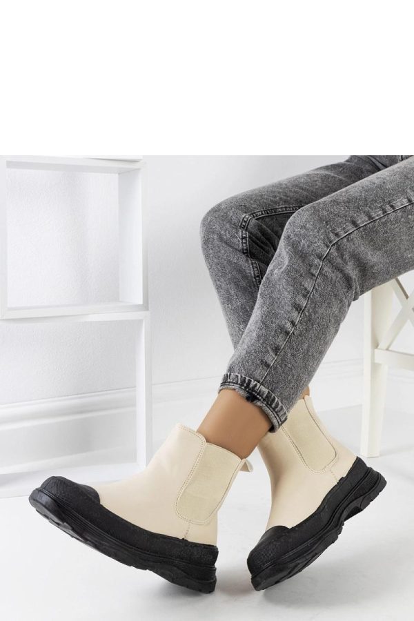 Beige Jodhpur Boot...Heel Height
