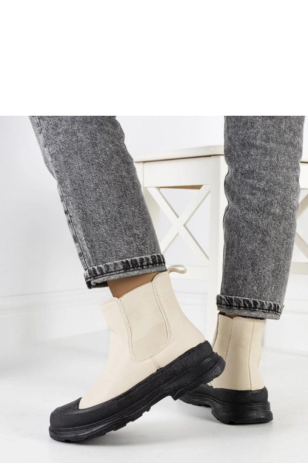 Beige Jodhpur Boot...Heel Height