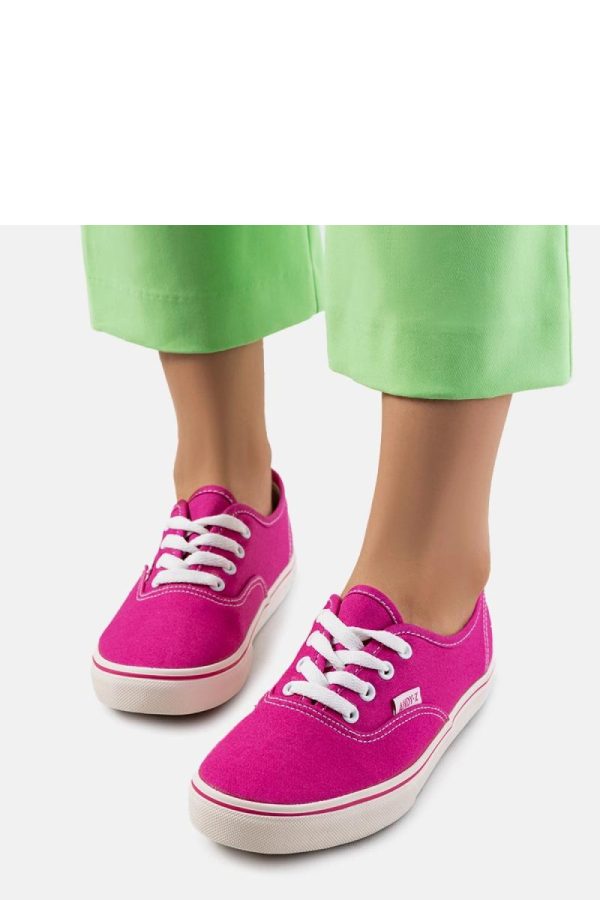 Pink Sneakers....Fabric and Heel Height