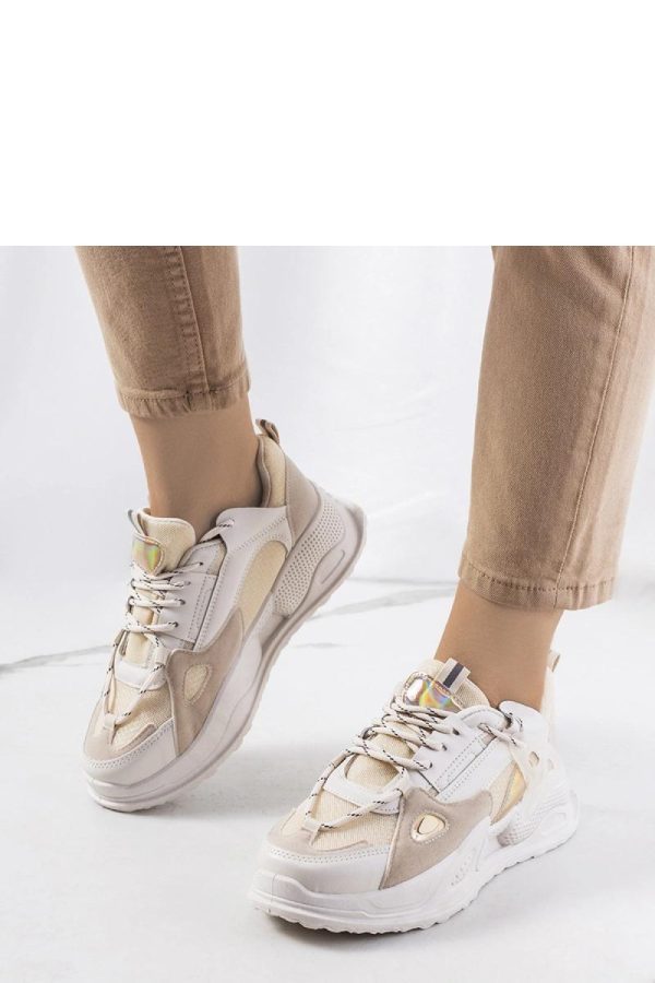 Beige Sport Shoes....Heel Height