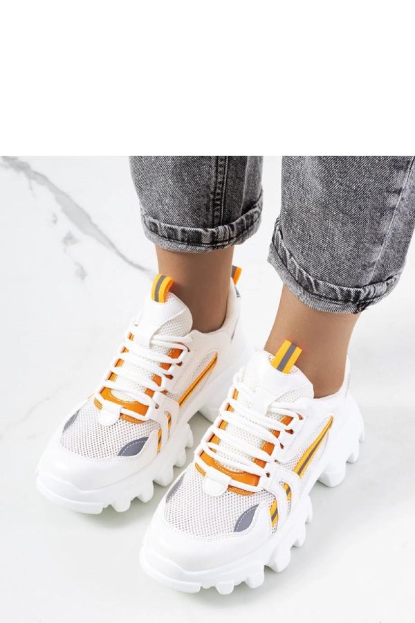 White Sport Shoes in Women`s Athletic Shoes, Trainers, Sneakers with Heel Height