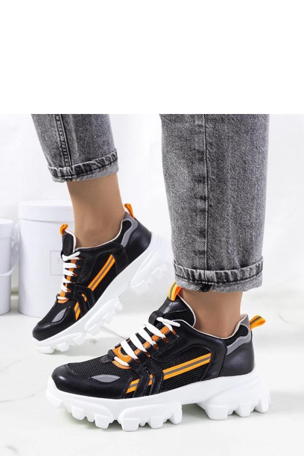 Black Sport Shoes in Women`s Athletic Shoes, Trainers, Sneakers with Heel Height