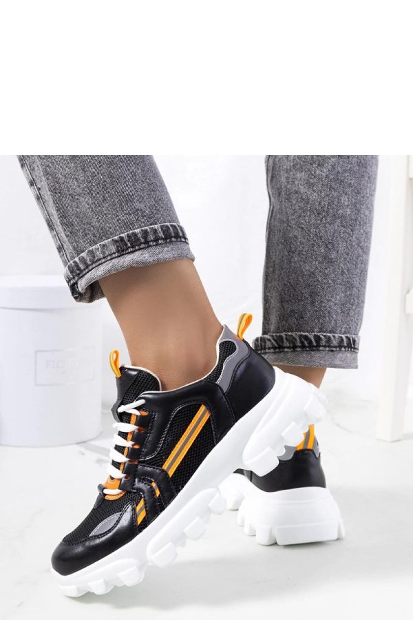 Black Sport Shoes in Women`s Athletic Shoes, Trainers, Sneakers with Heel Height
