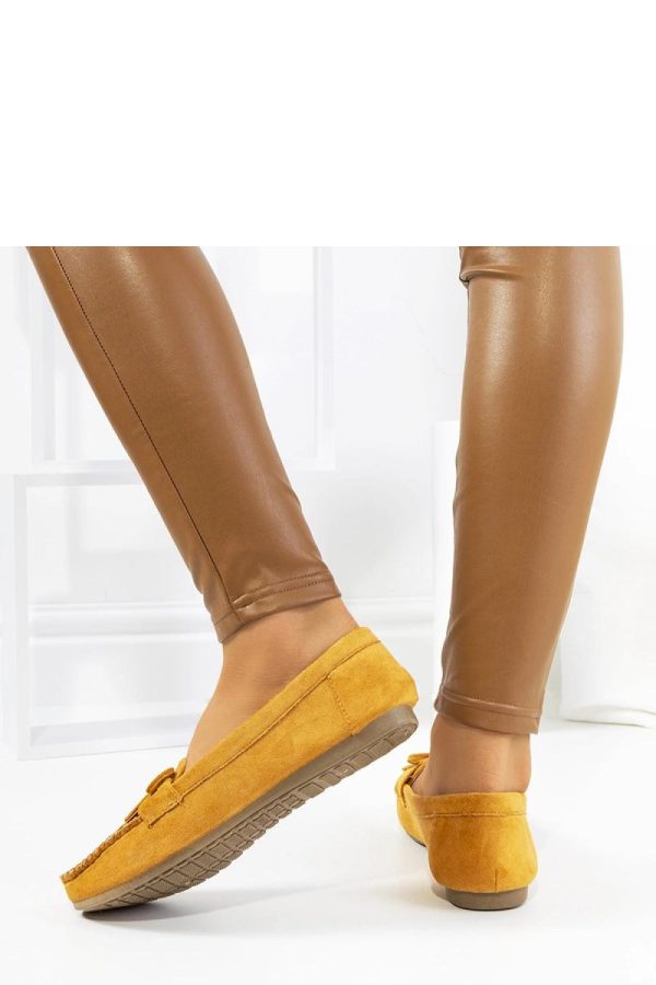 Brown Mocassin in Moccasins, Loafers with Fabric and Heel Height
