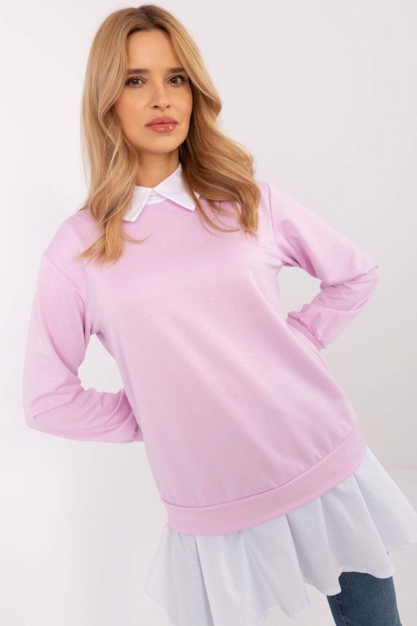 Violet Blouse in Women`s Blouses, Tunics with Cotton, Spandex and Viscose