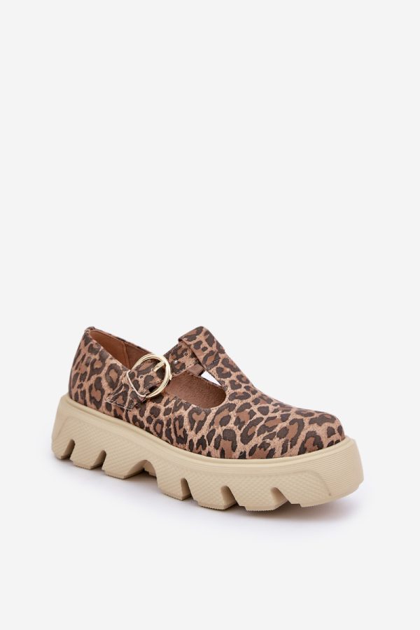 Brown Platform Shoes in Women`s Ankle Boots & Booties with Fabric, Footbed, Upper Height and Platform Height