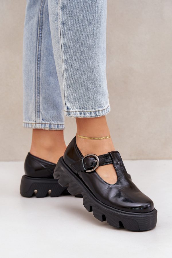 Black Platform Shoes in Women`s Ankle Boots & Booties with Fabric, Footbed, Upper Height and Platform Height