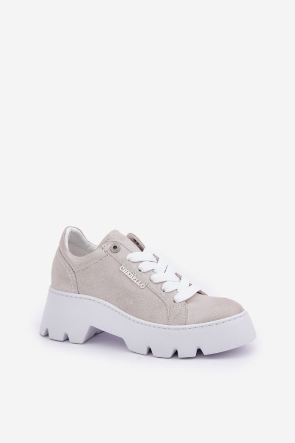 grey Sport Shoes model 208345 Step in style
