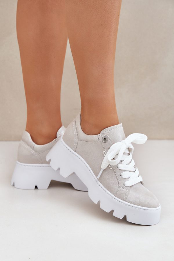 grey Sport Shoes model 208345 Step in style