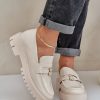 1064284.jpg Beige Mocassin in Moccasins, Loafers with Fabric, Footbed, Upper Height and Heel Height