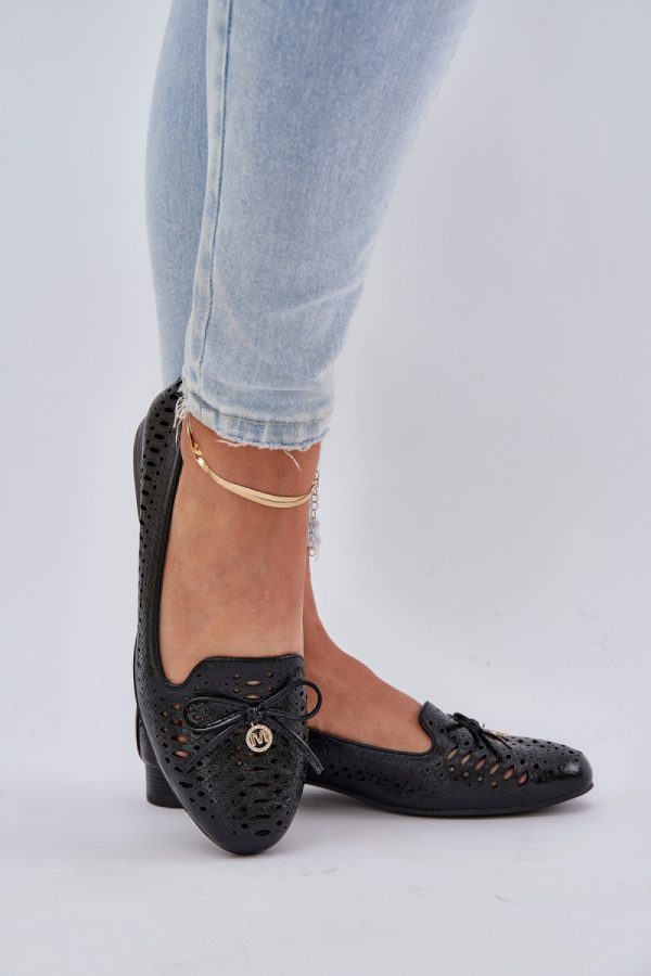 Black Ballet Flats in Ballet Flats, Ballet Pumps For Women with Fabric, Footbed, Upper Height and Heel Height