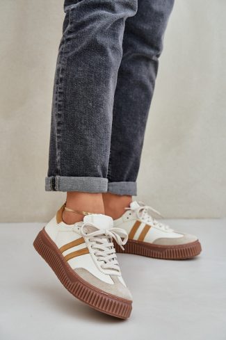 beige Sport Shoes model 208542 Step in style
