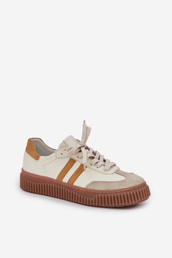 beige Sport Shoes model 208542 Step in style