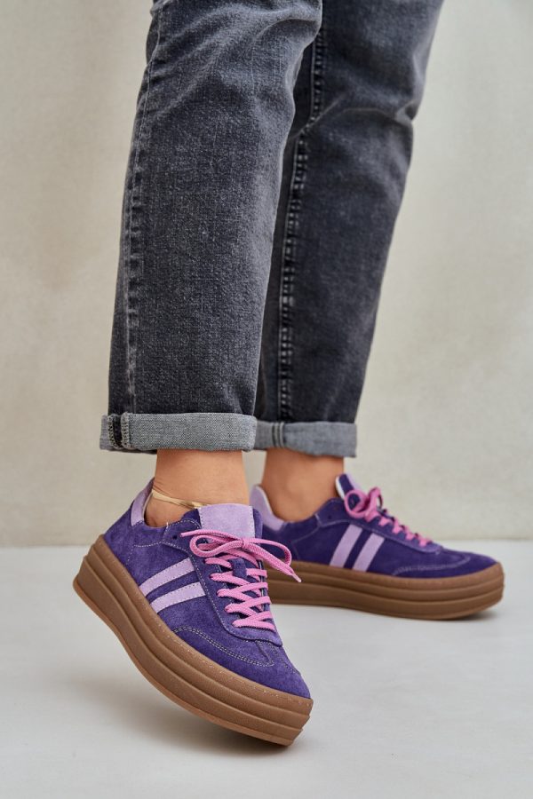 violet Sport Shoes model 208546 Step in style