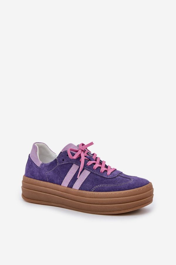 violet Sport Shoes model 208546 Step in style